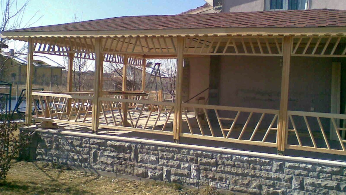 Ankara Ahşap Veranda Sundurma