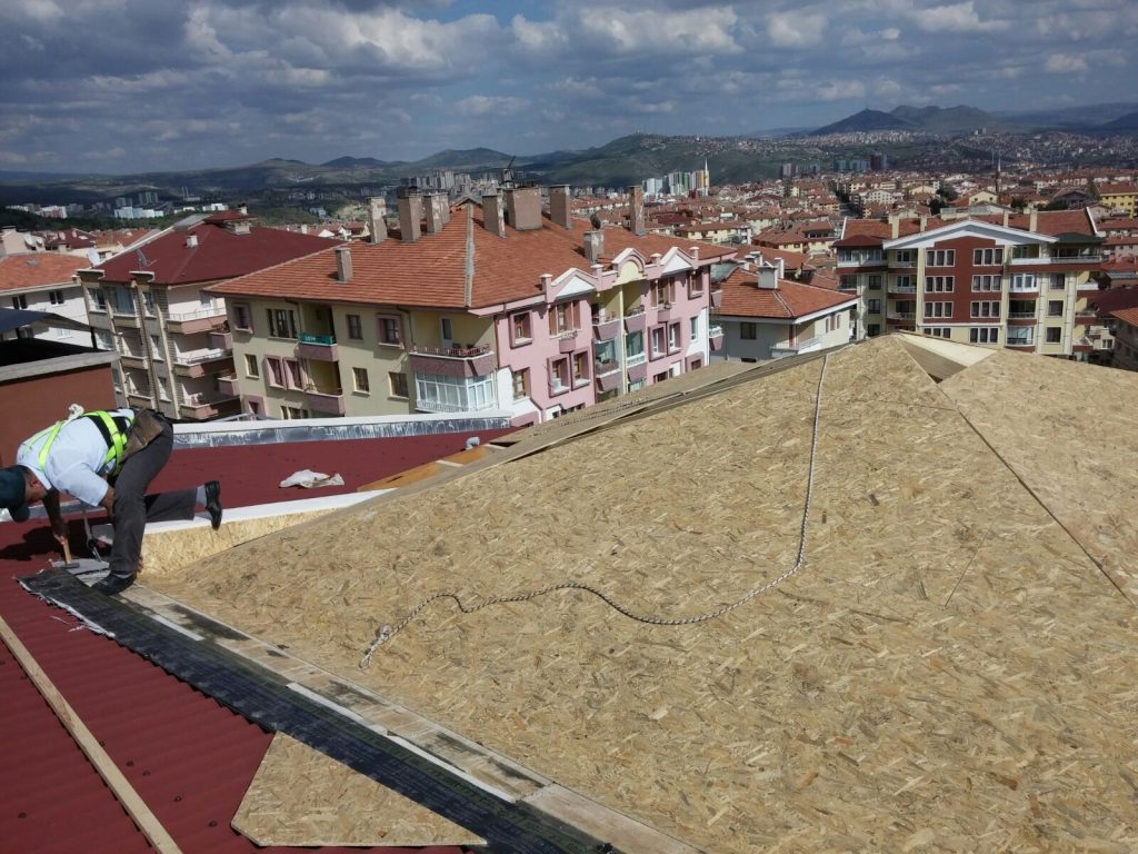 Teras Ahşap Çatı Kapatma